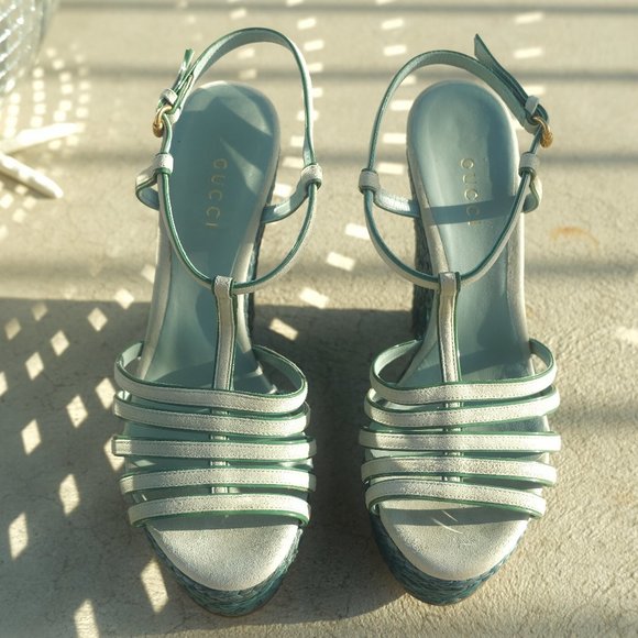 Gucci Platform Espadrille Sandals - Picture 5 of 7